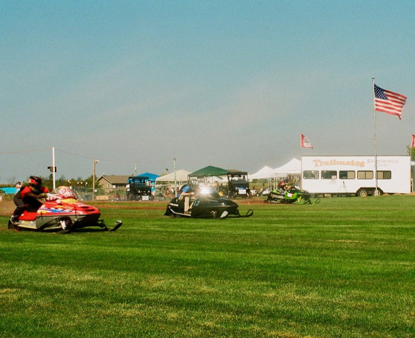 starting line at Wausau Grass Drags main track